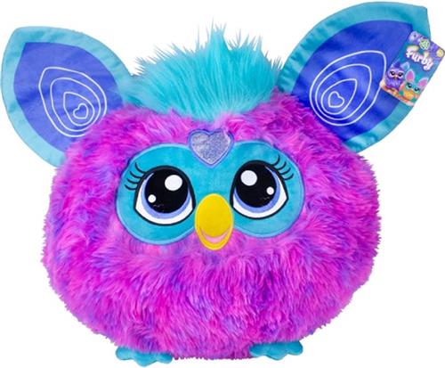 Furby (Paars/Blauw) Pluche Knuffel 20 cm - Speelgoed Knuffels voor Kinderen Jongens Meisjes - Furby Tie Dye Furblets - Furbie