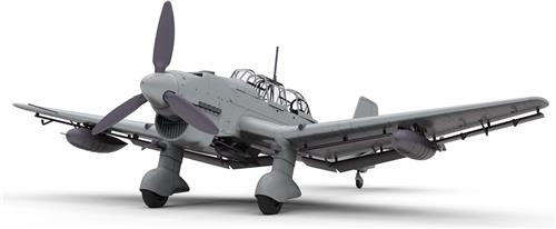 Airfix - Junkers Ju87b-2/r-2 - modelbouwsets, hobbybouwspeelgoed voor kinderen, modelverf en accessoires