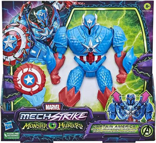 Marvel Mech Strike Monster Hunters Captain America 20 cm