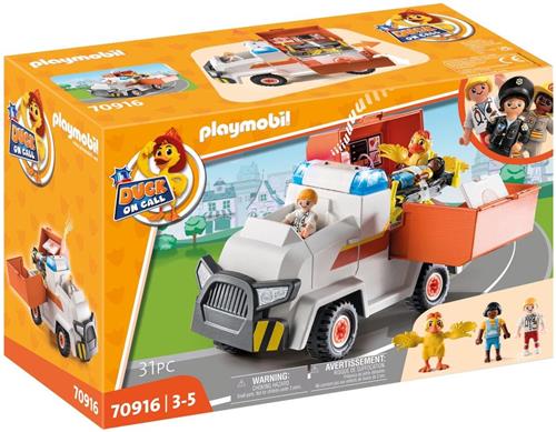 PLAYMOBIL Duck On Call - Ambulance - 70916