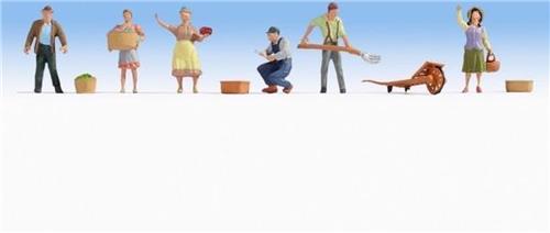 NOCH 15617 H0 Boeren figuren Geverfd, Staand