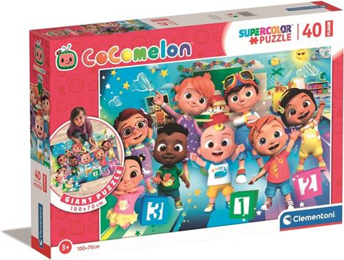 Clementoni Cocomelon - Vloerpuzzel 40 Stukjes 1 Stuk