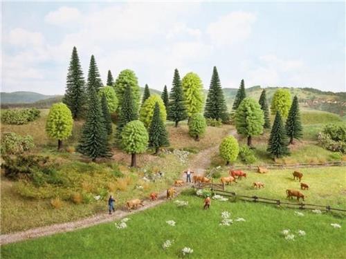 NOCH Hobby 26911 Set bomen Gemengd bos 50 tot 140 mm 10 stuk(s)