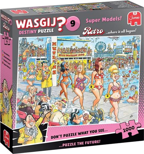 Wasgij retro destiny 9 - Topmodellen - 1000 stukjes