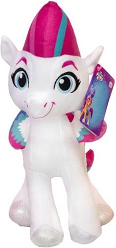 Zipp Storm  My Little Pony Pluche Knuffel 30 cm {Speelgoed Knuffeldier voor kinderen jongens meisjes | Pipp Petals, Zipp Storm, Sunny Starscout, Izzy Moonbow, Hitch Trailblazer, Misty Brightdawn}