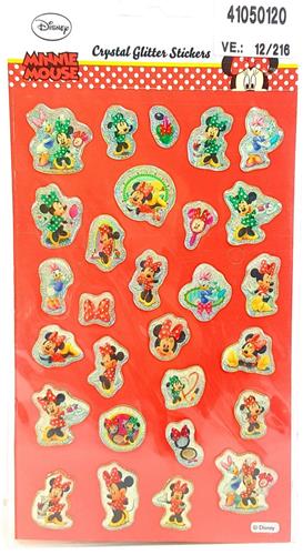 Disney Glitterstickers Minnie Mouse 28 Stuks