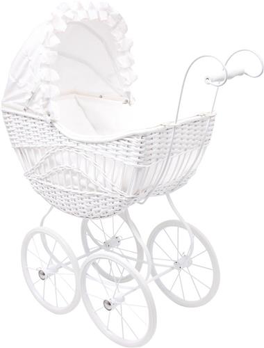 Rieten Poppenwagen - Evelin