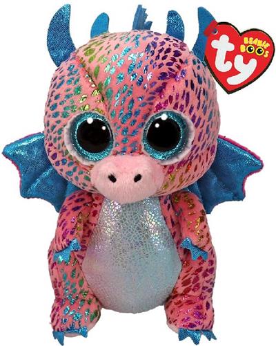 Ty Beanie Boo Flint Dragon 15cm.