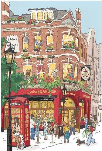 Robotime Rolife Welcome to Covent Garden 1000 Piece Jigsaw Puzzle PT006 - Puzzel - Legpuzzel - 1000 stukjes