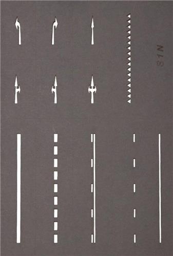 NOCH 34240 N Straatmarkering-sjablonen