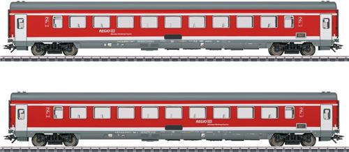 Märklin 42989 H0 set van 2 personenrijtuigen van de München-Nürnberg Express van de DB-AG