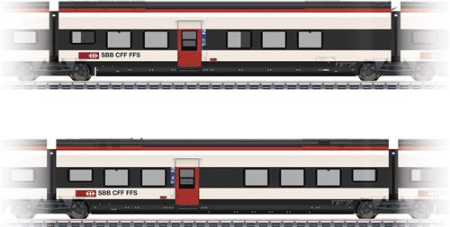 Märklin 43462 H0 aanvullingsset 2 voor de Giruno van de SBB D(B9) 2e klas en E(B8) 2e klas