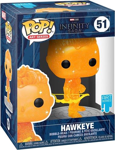 Funko Hawkeye (Orange) - Funko Pop! Artist Series - Marvel Infinity Saga Figuur - 9cm