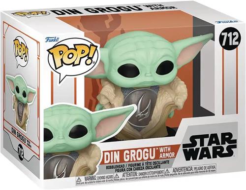 Pop Star Wars: Mandalorian - Din Grogu with Armor Funko Pop #712