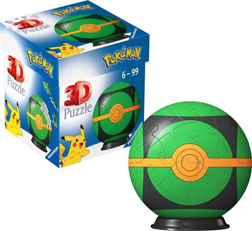 Ravensburger - Puzzle-Ball Pokémon Dusk Ball - 3D Puzzel