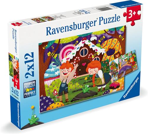 Ravensburger Puzzel - Sprookjes 2x12 stukjes