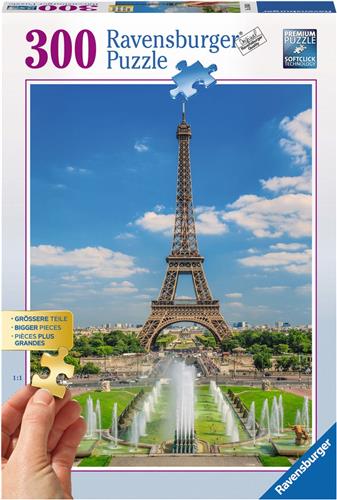 Ravensburger puzzel Uitzicht op de Eiffeltoren - Legpuzzel - 300 stukjes