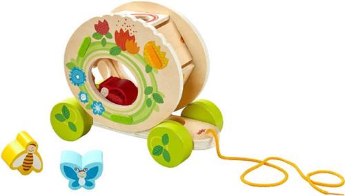 HAba Houten trekfiguur Bloemenweide