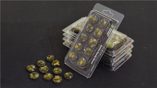 Highland Bases Pre-Painted (10x 25mm Round )