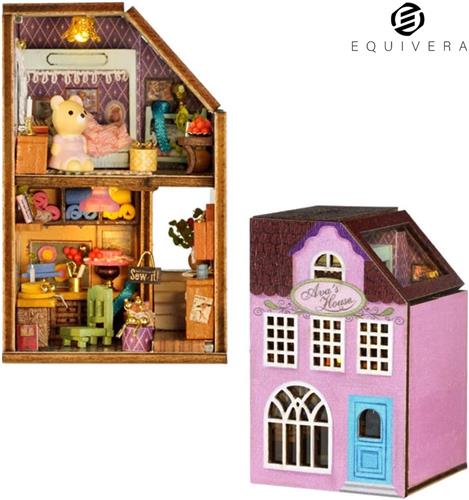 Equivera Miniatuur Bouwpakket Volwassenen - Miniatuur Bouwpakket - Miniatuur - Miniatuur Huisjes Bouwpakket