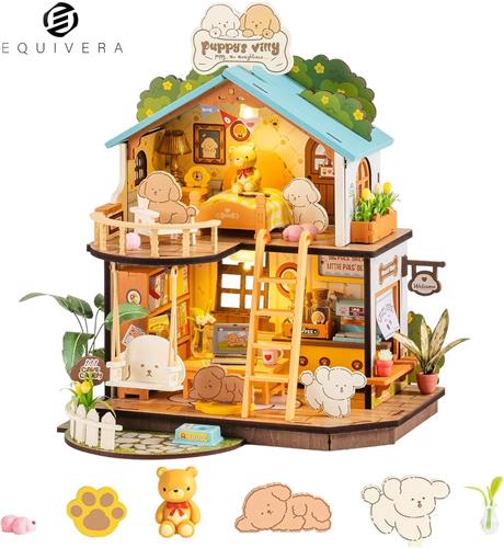 Equivera Miniatuur Bouwpakket Volwassenen - Miniatuur Bouwpakket - Miniatuur - Miniatuur Huisjes Bouwpakket