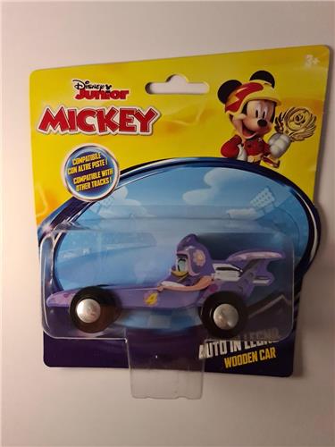 Disney Racewagen Daisy Junior 15 Cm Hout Paars
