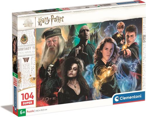 Clementoni - Puzzel - 104 Stukjes - Super Harry Potter - Kinderpuzzel