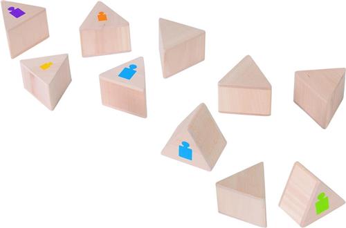 Goki Memo Gewichten Houten Blokjes 7 X 7 Cm