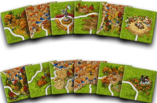 Carcassonne Mini Uitbreiding - 4 Seizoenen Herfst