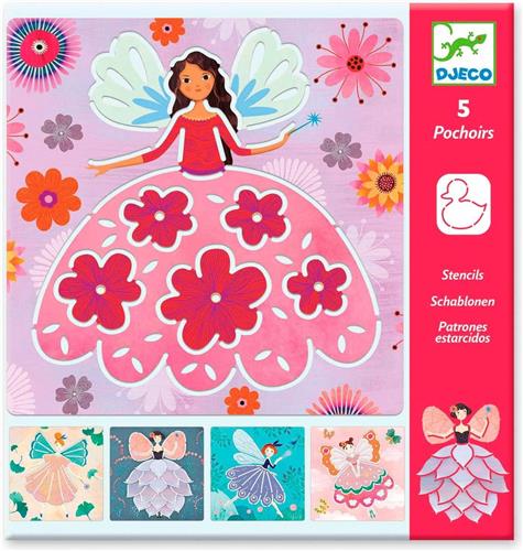Djeco Sjablonen Feeën