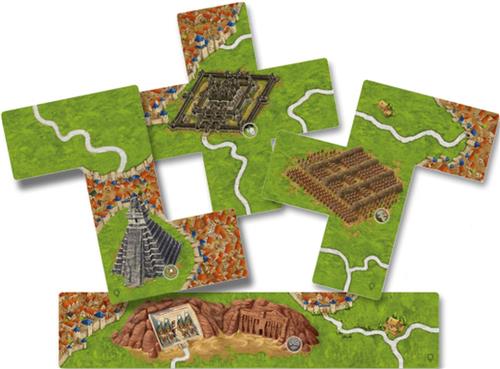 Carcassonne Mini Uitbreiding - Wonderen van de Mensheid II