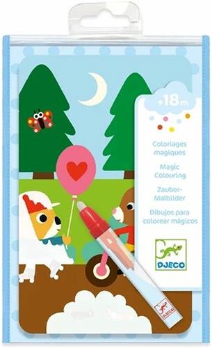 DJECO 5409075, 4 pagina's, Jongen/meisje, Inclusief stiften, Kleurset