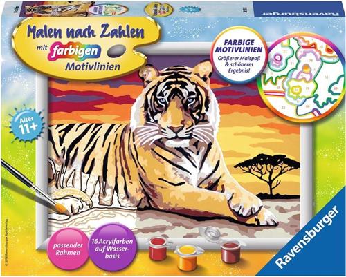 Ravensburger 4005556285532 kleurplaat en kleurboek Color by numbers kit