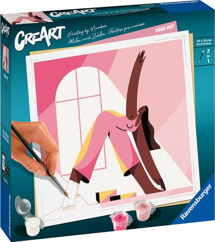 Ravensburger - Yoga Art - CreArt - Schilderen op nummer voor volwassenen