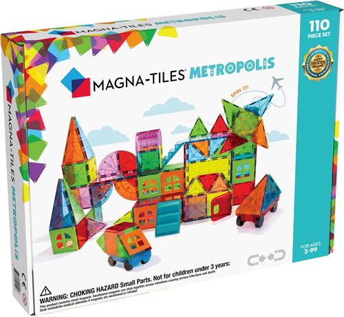 Magna-Tiles Metropolis 110 stuks magneetblokken