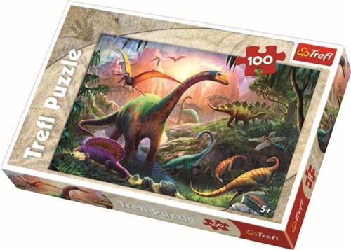 Trefl Puzzel 100 Stuks - Dinosaurussen