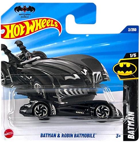 HOT WHEELS BATMAN & ROBIN BATMOBILE BLACK/ CHROME 2/250 1:64 HW BATMAN 1/5 2025