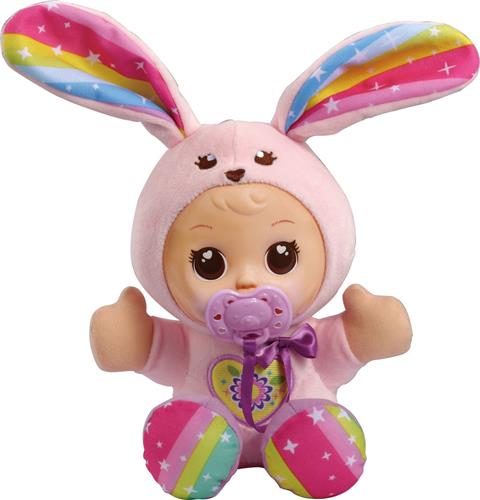 VTech Little Love Mijn Knuffelpop Konijn - Babyspeelgoed - Interactieve Knuffel