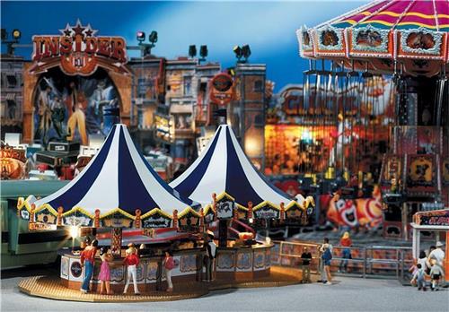 Faller - Drankenstand Carrousel Bar - modelbouwsets, hobbybouwspeelgoed voor kinderen, modelverf en accessoires