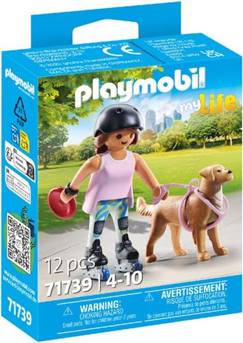 PLAYMOBIL® Inliner met retriever - P-71739