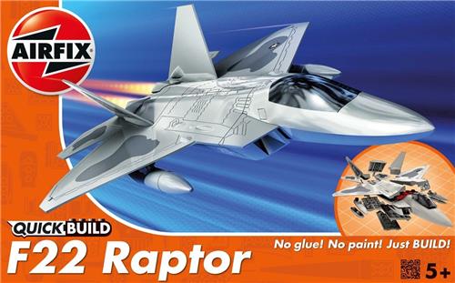 Airfix QUICK BUILD F22 Raptor Montagekit Vliegtuig met vaste vleugels