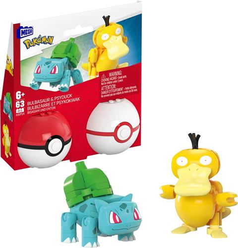Pokémon Mega Bulbasaur N Psyduck.