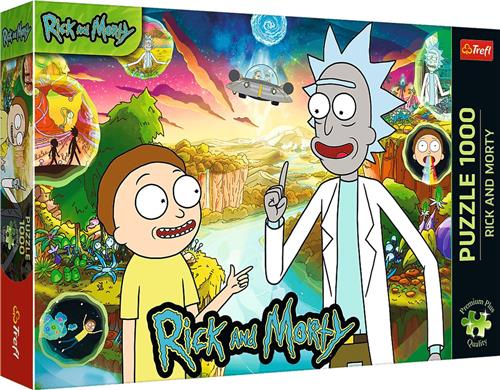 Trefl Trefl 1000 Premium Plus - Rick and Morty / Warner Rick and Morty_FSC Mix 70%.