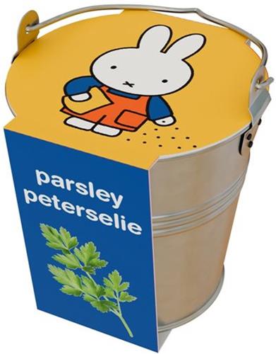 Nijntje Kruiden in zinken emmertje Peterselie..