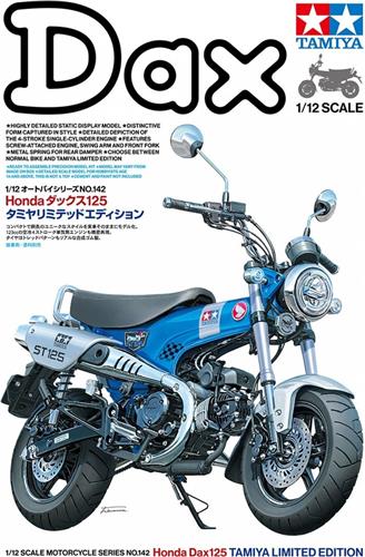 1:12 Tamiya 14142 Honda Dax 125 Motorfiets - Limited Edition Plastic Modelbouwpakket