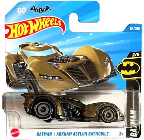 HOT WHEELS BATMAN ARKHAM ASYLUM BATMOBILE 54/250 HW BATMAN 2/5