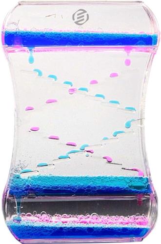 Equivera Vloeibare Zandloper - Liquid Timer - Druppelbaan - Liquid Motion Timer - Bubbel Zandloper - Beweging Bubbels - Cadeau voor Kinderen