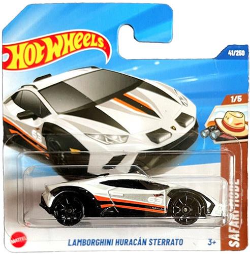 HOT WHEELS LAMBORGINI HURACÁN STERRATO WHITE 41/250 HW SAFARI MODE 1/5