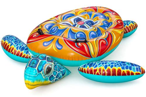 Bestway® Mediterranean Turtle Opblaasschildpad voor Kinderen 1,83 m x 1,73 m