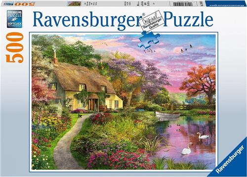 Ravensburger puzzel Landhuis - legpuzzel - 500 stukjes